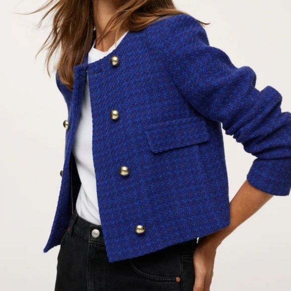 Blue Mango tweed jacket - Picture 6 of 8